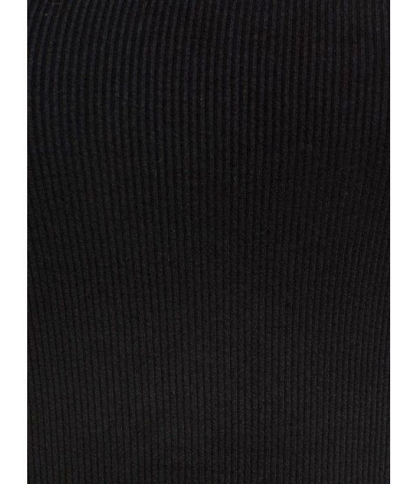 Cutaway Shoulder Ribbed Ladder Cut Waist Pants Set
