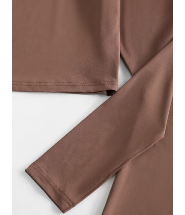 Twisted Split Midi Skirt Set